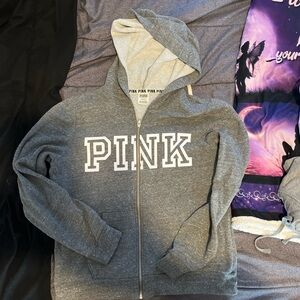 Victoria's Secret Heather Gray PINK Hoodie